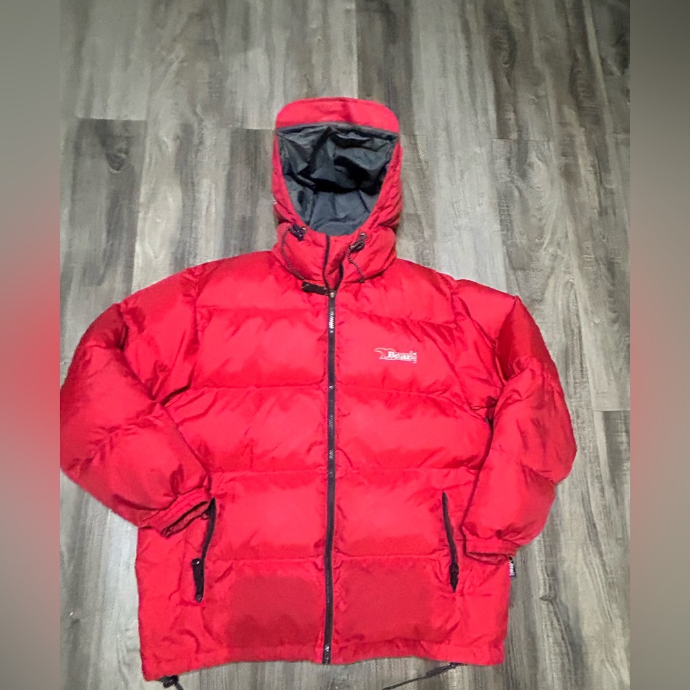 VINTAGE BEAR USA EXTREME WEATHER DOWN MENS JACKET
